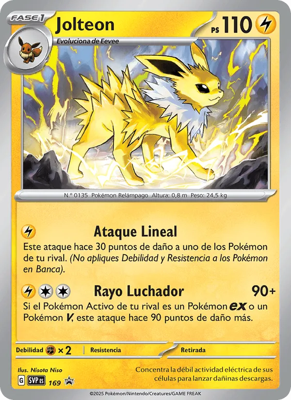 Jolteon · SVP Black Star Promos 169/225