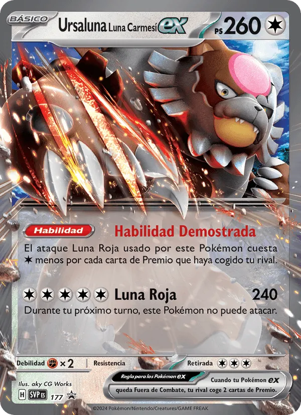 Ursaluna Luna Carmesí ex · SVP Black Star Promos 177/225