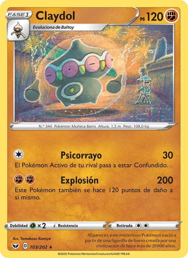 Claydol · Espada y Escudo 103/202