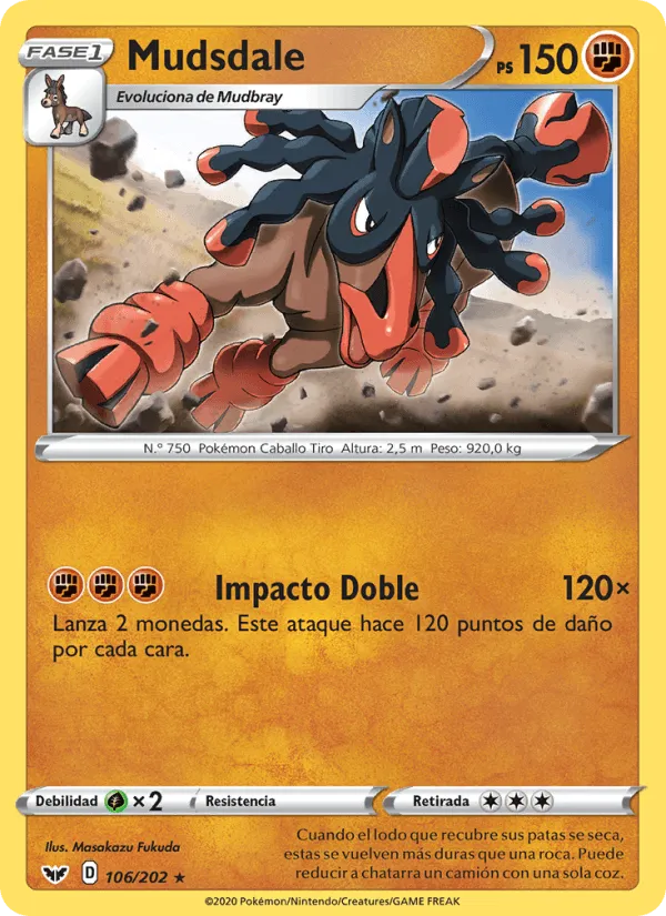 Mudsdale · Espada y Escudo 106/202
