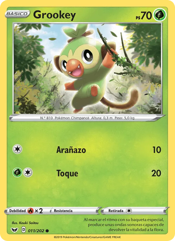 Grookey · Espada y Escudo 11/202