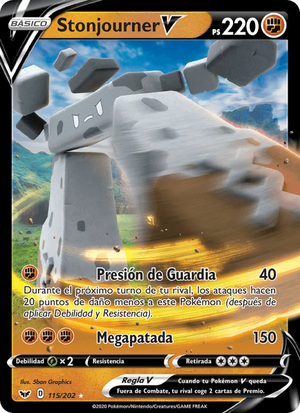 Stonjourner V · Espada y Escudo 115/202