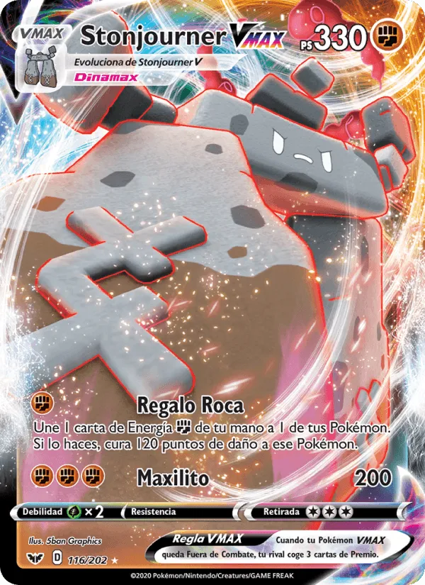 Stonjourner VMAX · Espada y Escudo 116/202