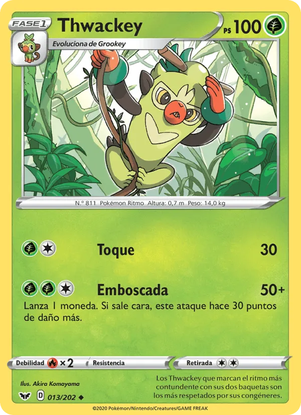 Thwackey · Espada y Escudo 13/202