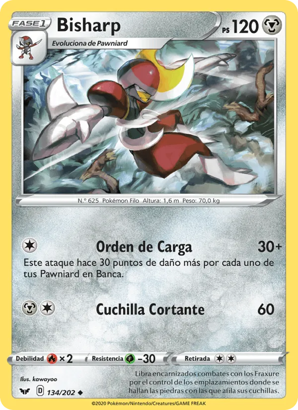 Bisharp · Espada y Escudo 134/202