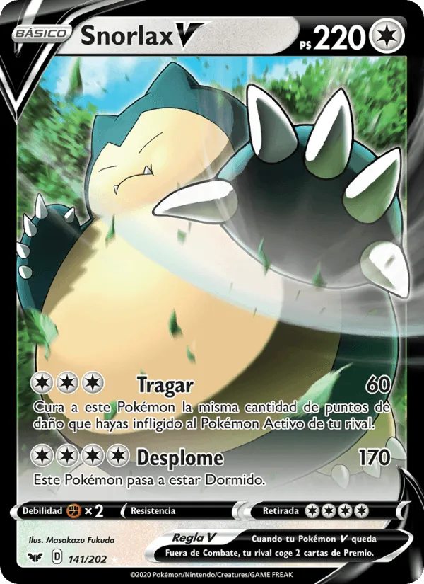 Snorlax V · Espada y Escudo 141/202