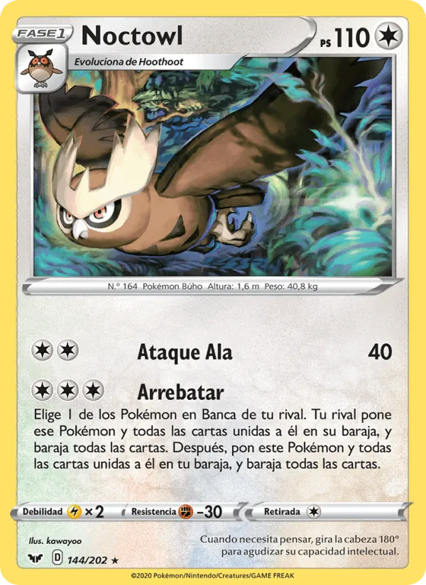 Noctowl · Espada y Escudo 144/202