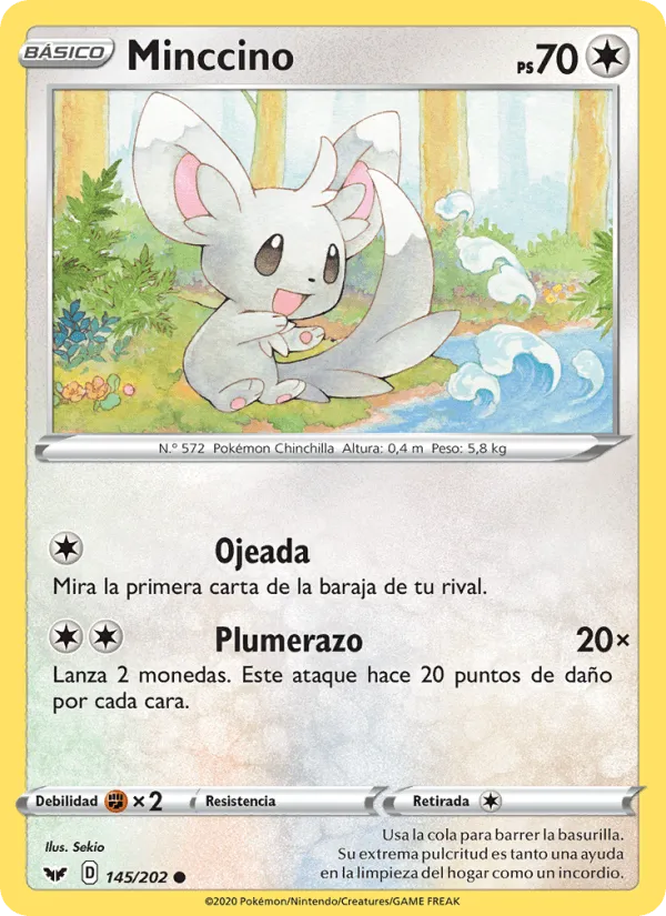 Minccino · Espada y Escudo 145/202
