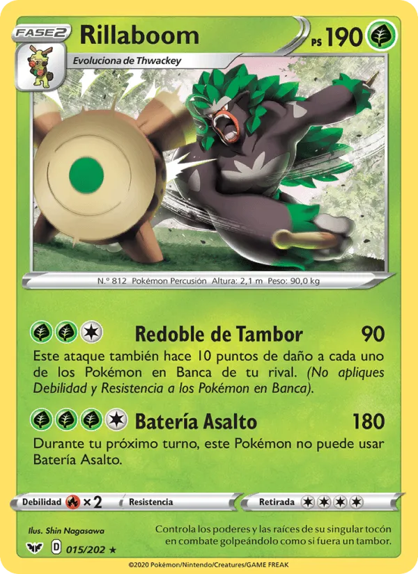 Rillaboom · Espada y Escudo 15/202
