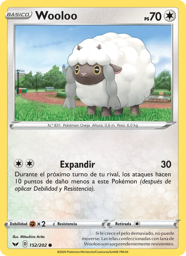 Wooloo · Espada y Escudo 152/202