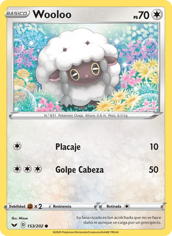 Wooloo · Espada y Escudo 153/202