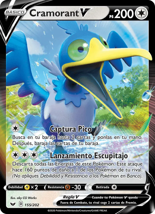 Cramorant V · Espada y Escudo 155/202