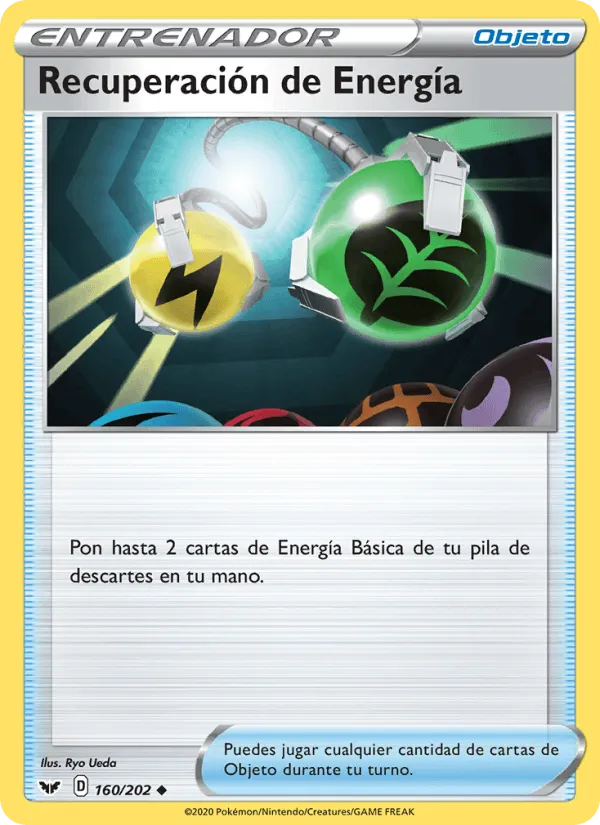 Recuperación de Energía · Espada y Escudo 160/202