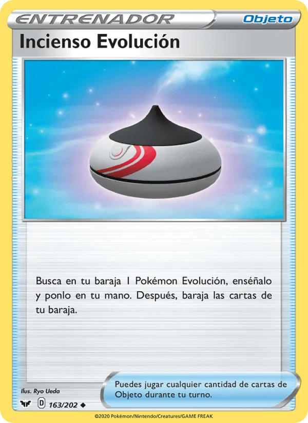 Incienso Evolución · Espada y Escudo 163/202