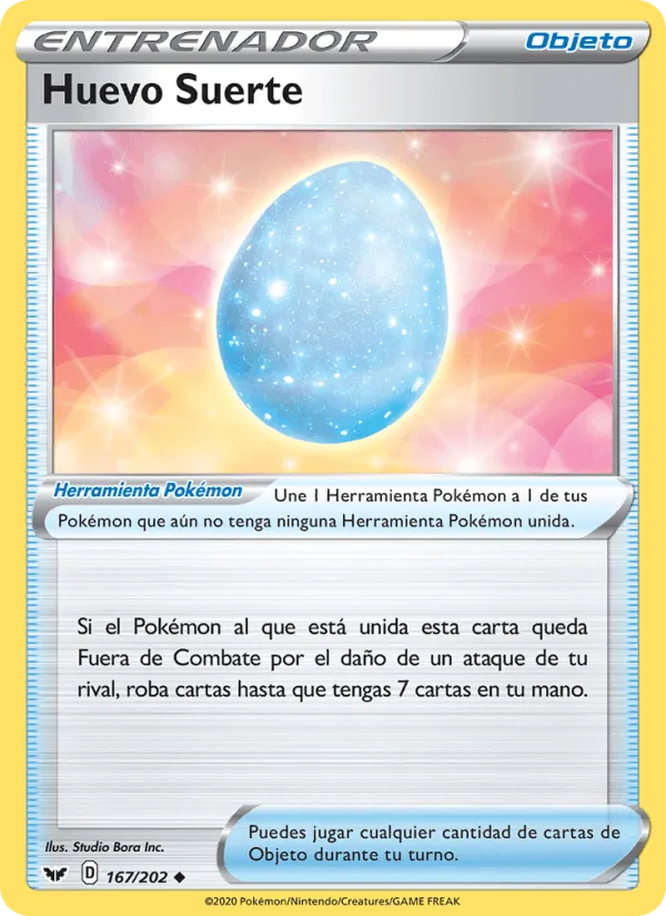 Huevo Suerte · Espada y Escudo 167/202