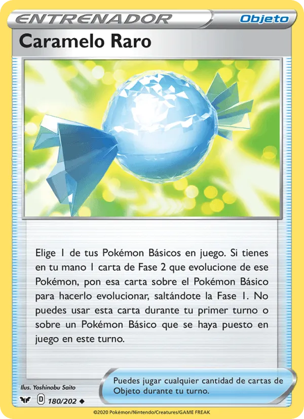 Caramelo Raro · Espada y Escudo 180/202