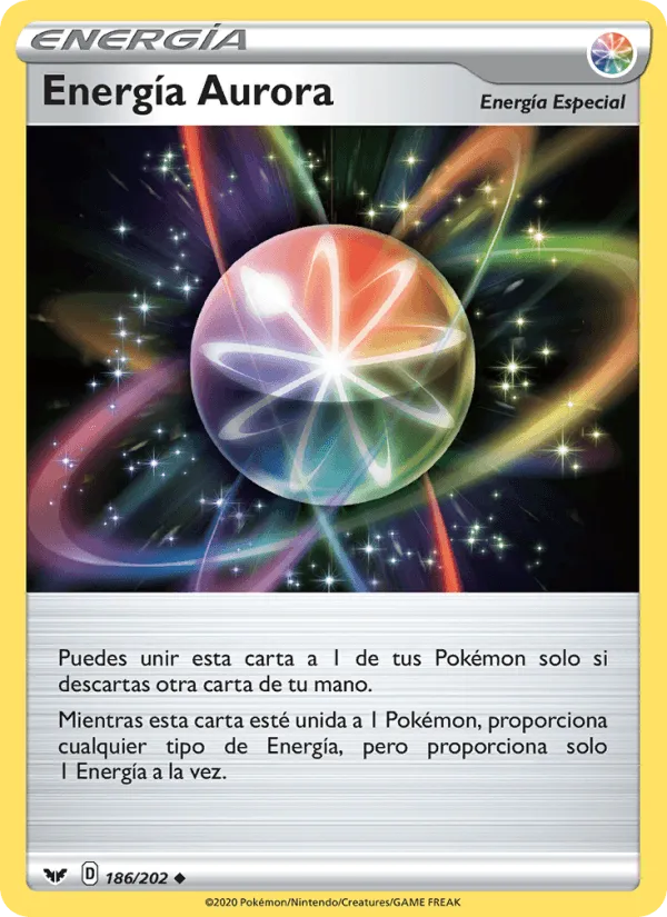 Energía Aurora · Espada y Escudo 186/202