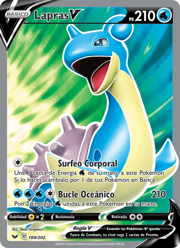 Lapras V · Espada y Escudo 189/202