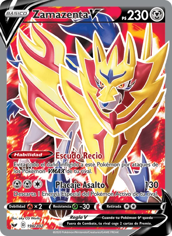 Zamazenta V · Espada y Escudo 196/202