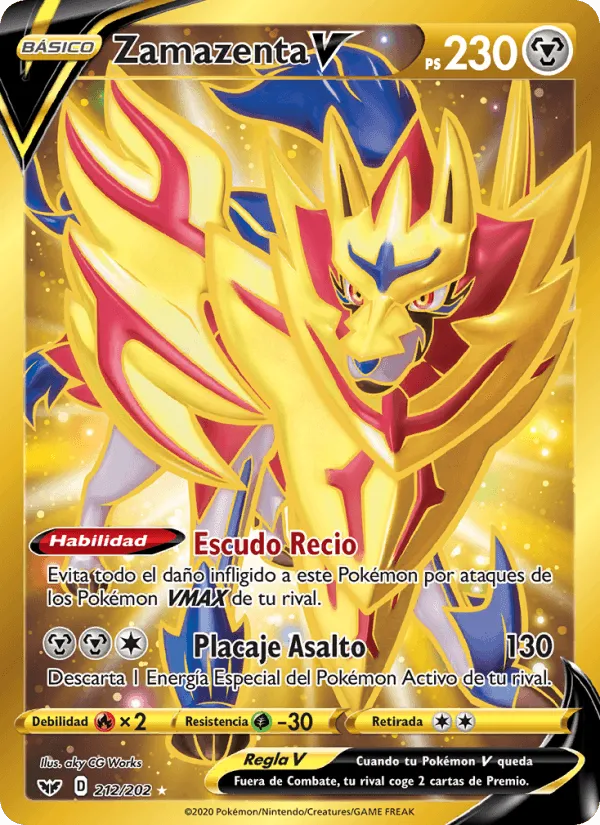 Zamazenta V · Espada y Escudo 212/202