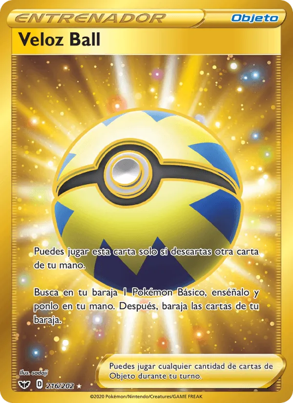 Veloz Ball · Espada y Escudo 216/202