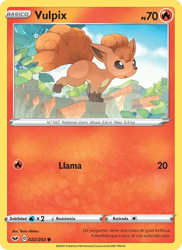 Vulpix · Espada y Escudo 22/202