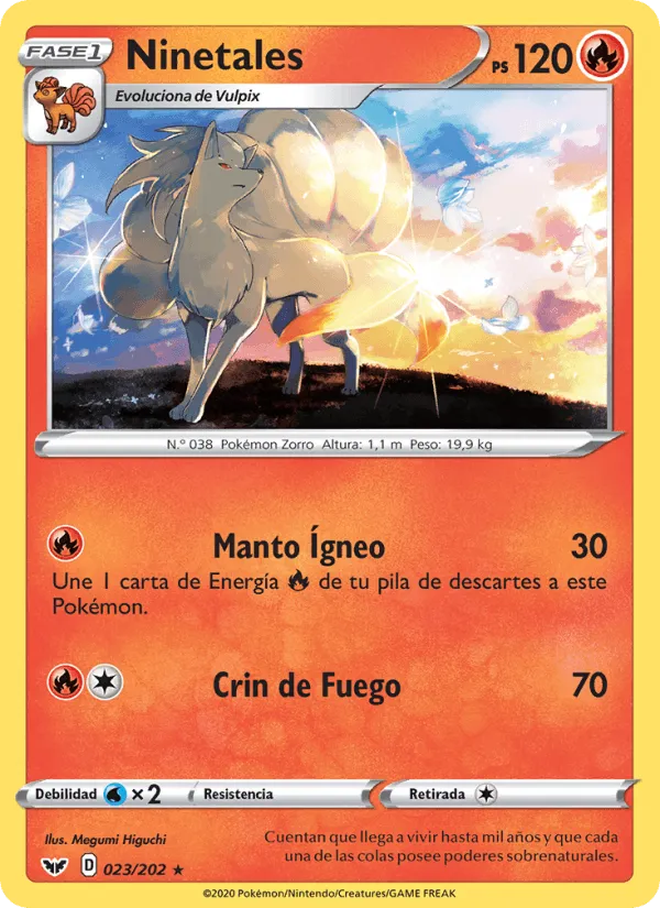 Ninetales · Espada y Escudo 23/202
