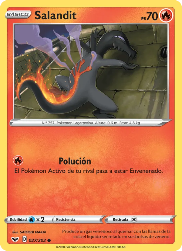 Salandit · Espada y Escudo 27/202