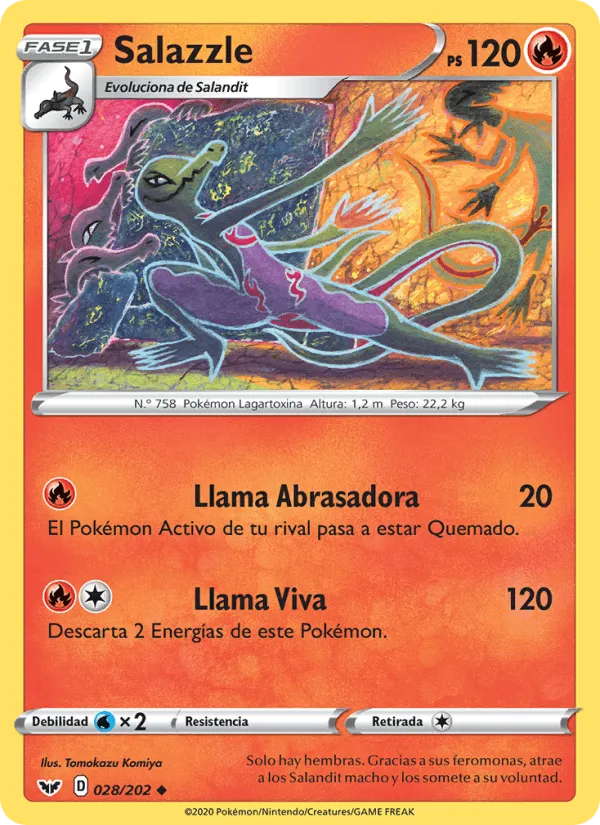 Salazzle · Espada y Escudo 28/202