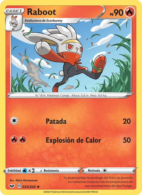 Raboot · Espada y Escudo 33/202