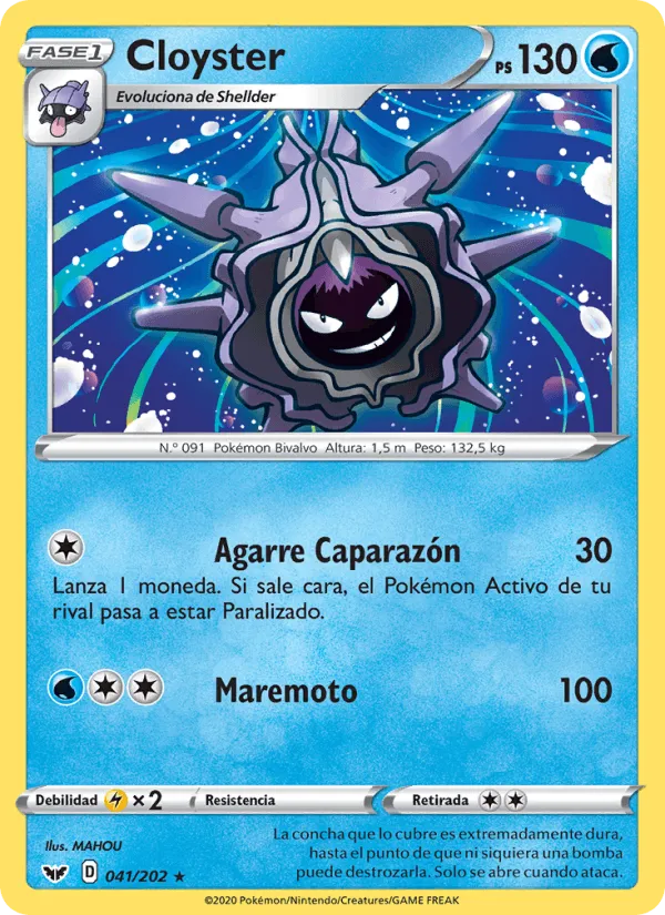Cloyster · Espada y Escudo 41/202