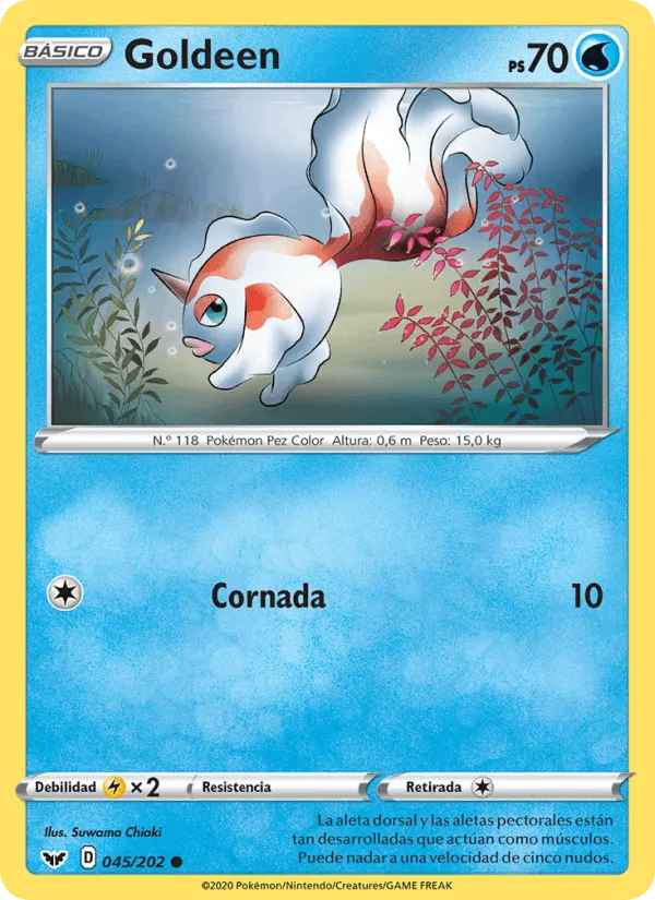 Goldeen · Espada y Escudo 45/202