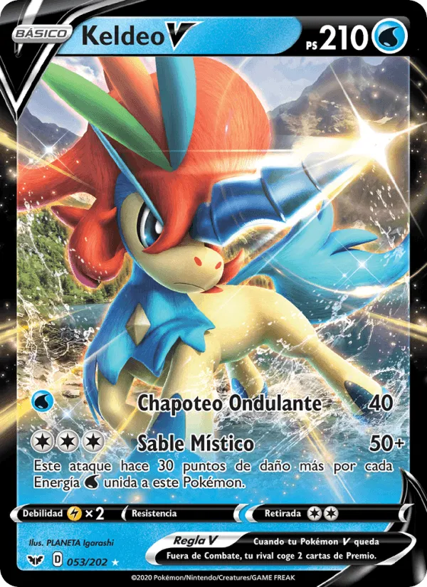 Keldeo V · Espada y Escudo 53/202