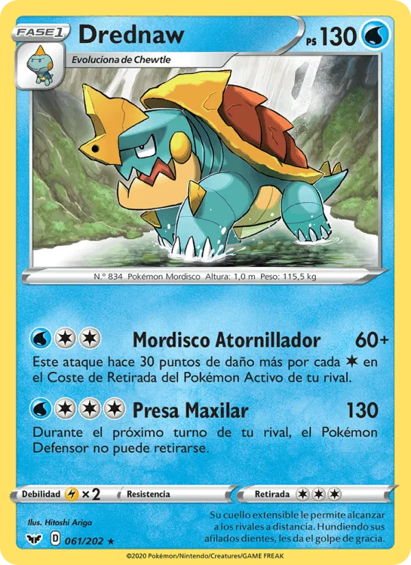 Drednaw · Espada y Escudo 61/202