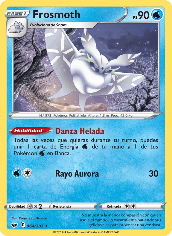 Frosmoth · Espada y Escudo 64/202