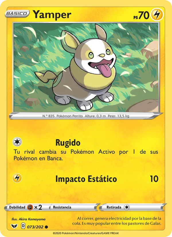 Yamper · Espada y Escudo 73/202