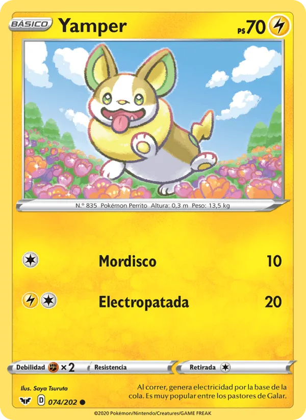 Yamper · Espada y Escudo 74/202