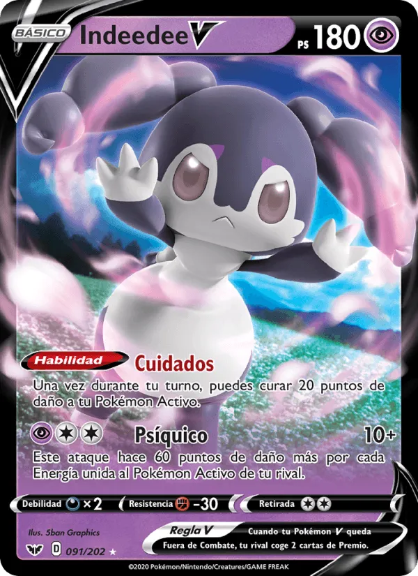 Indeedee V · Espada y Escudo 91/202