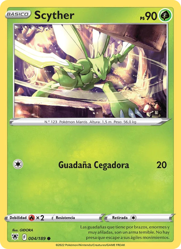 Scyther · Resplandor Astral 004/189