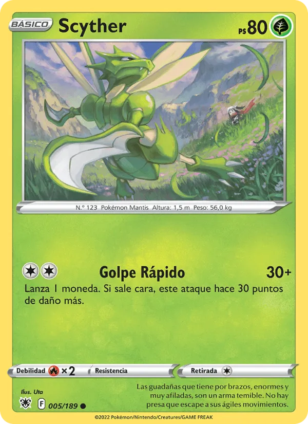 Scyther · Resplandor Astral 005/189