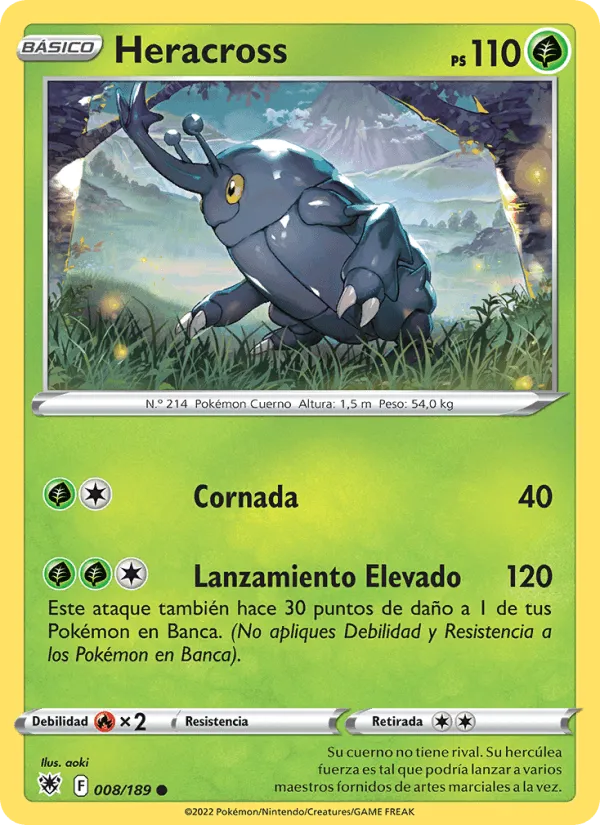 Heracross · Resplandor Astral 008/189