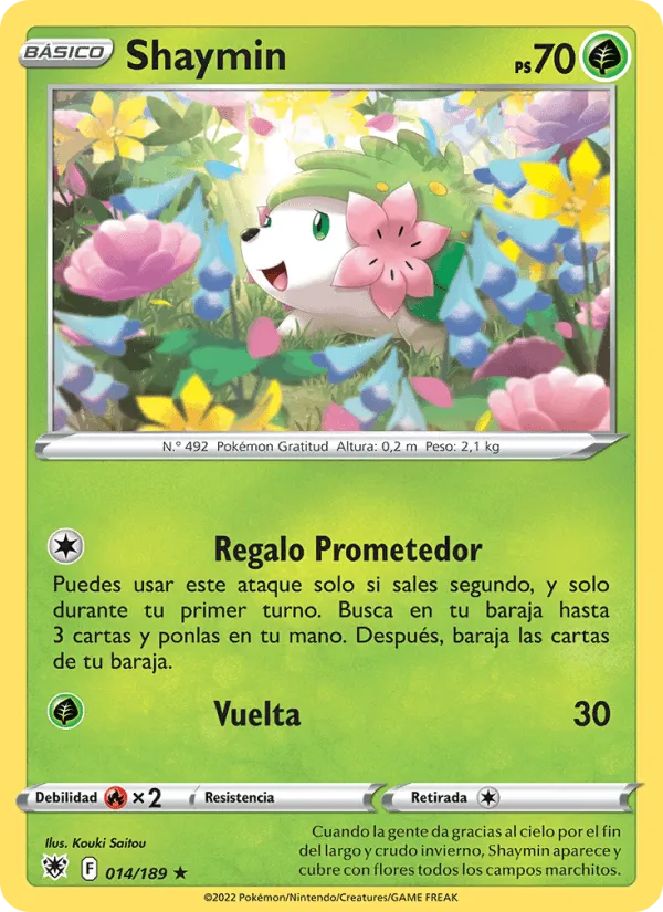 Shaymin · Resplandor Astral 014/189