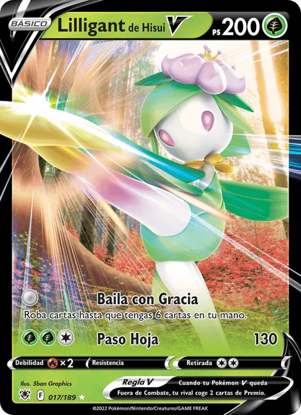 Lilligant de Hisui V · Resplandor Astral 017/189