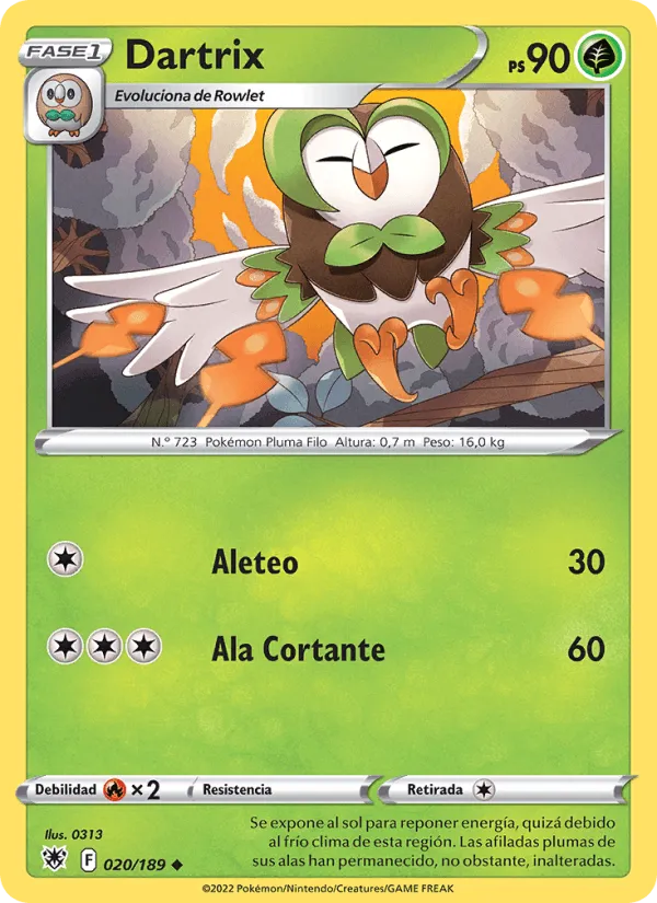 Dartrix · Resplandor Astral 020/189