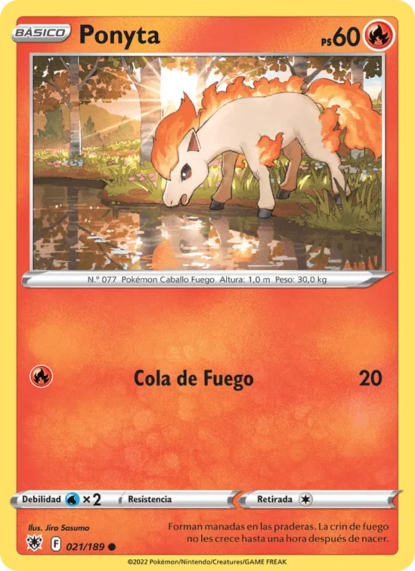 Ponyta · Resplandor Astral 021/189