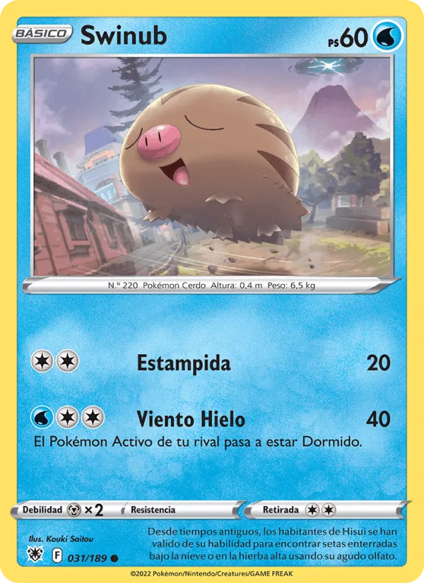 Swinub · Resplandor Astral 031/189