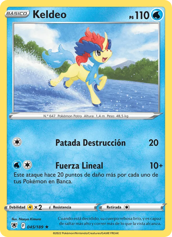 Keldeo · Resplandor Astral 045/189