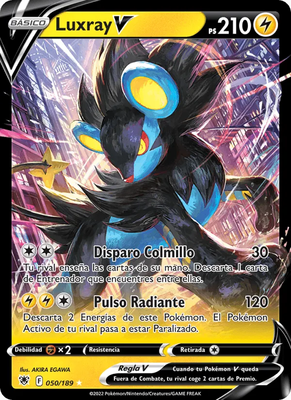 Luxray V · Resplandor Astral 050/189