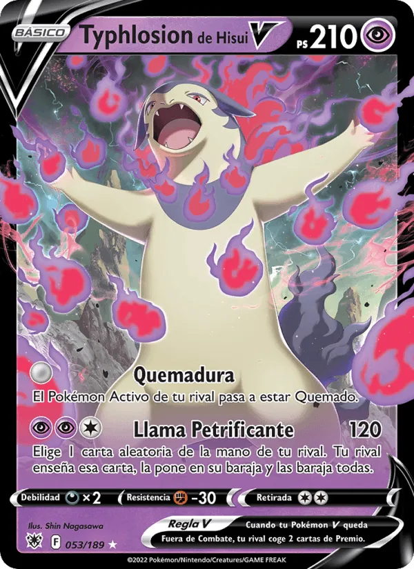 Typhlosion de Hisui V · Resplandor Astral 053/189