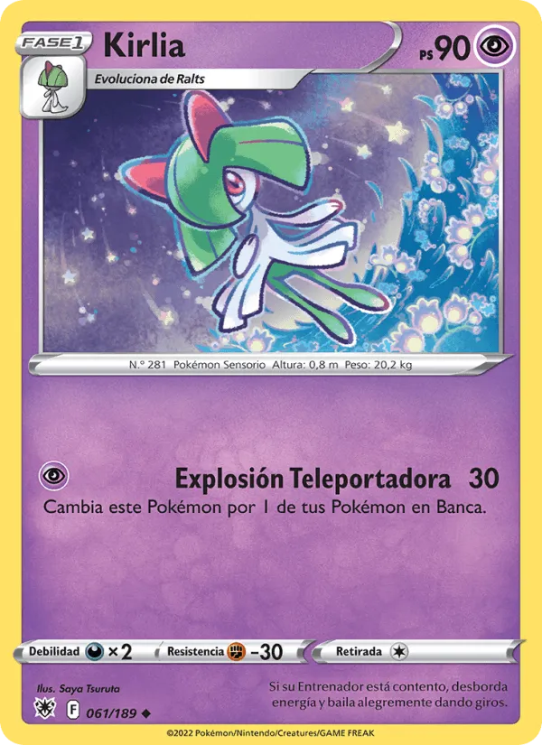 Kirlia · Resplandor Astral 061/189